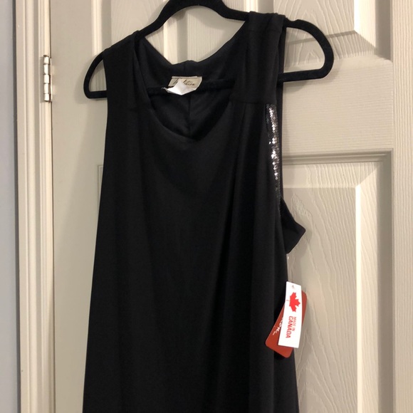 🌸Vintage black sequin dress - Picture 4 of 11